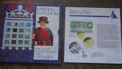 АНГЛИЯ - оф. годовой набор 1994 г. буклет до 3.02, 22.00 - Англия набор 1994 тюрьма буклет_1