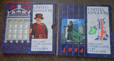 АНГЛИЯ - оф. годовой набор 1994 г. буклет до 3.02, 22.00 - Англия набор 1994 тюрьма буклет_2