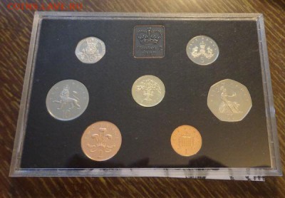 АНГЛИЯ - оф. жесткий набор 1987 г. до 3.02, 22.00 - Англия набор 1987 пласт. коробка