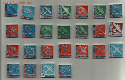 Значки из серии "История авиации СССР" - самолеты  ИА