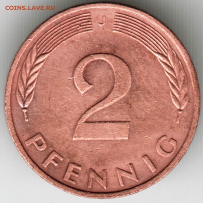 Германия 2 пфеннига 1994 J до 24.00 04.02.17 г. - Scan-170128-0019