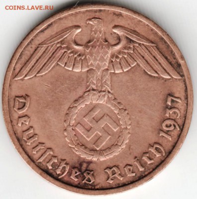 Германия 2 пфеннига 1937 А до 24.00 04.02.17 г. - Scan-170128-0007