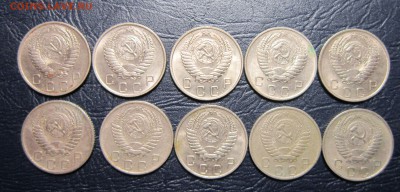 10 копеек 1956 года-10шт. - 10к56-2