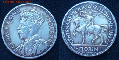 Австралия флорин.Георг 5.Мельбурн.1935 - 1935