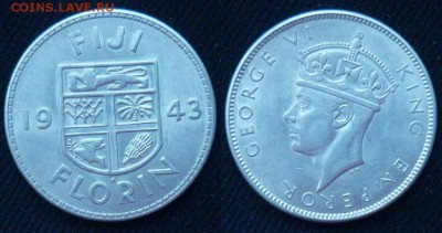 Фиджи флорин.Георг 6.1943 - 1943