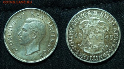 Южн.Африка 2 шиллинга.Георг 6.1945 - 1945