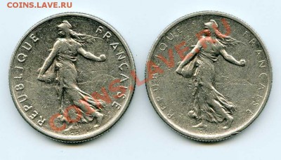 2 франка Франция 1965 - чем отличаются ? - img434