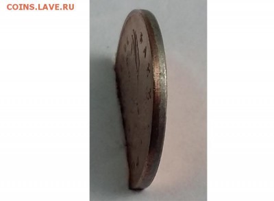 1 коп 2007М другой металл, брак плакировки - 3
