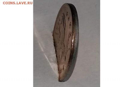 1 коп 2007М другой металл, брак плакировки - 4