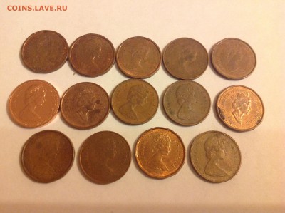 1 ЦЕНТ, КАНАДА, ПОГОДОВКА, 14 МОНЕТ - 1 (43)