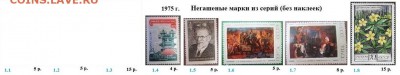 СССР 1974-1975. ФИКС - 2.1975. Из серий