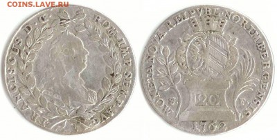 Нюрнберг - Нюрнберг 20 крейцеров 1762 OE-SF KM-320 622