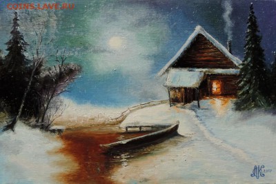 КАРТИНА   "У лесной Заимки" холст,масло. - DSCN4322
