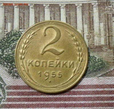 2 коп. 1955 г  (Хорошенькая) ок 04.02.17 в 22.20 по МСК. - SAM_8728