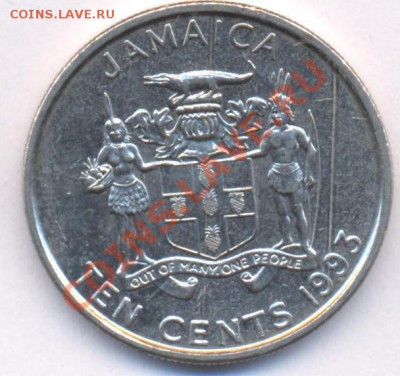 Ямайка 10 центов.1993 г. До 23.01.11 г. 20-00 МСК. - Ямайка.1