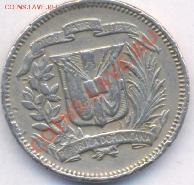 Доминикана 5 центаво.1974 г. До 23.01.11 г. 20-00 МСК. - Доминикана.1
