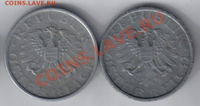 Австрия 10 грошен 1948,49 цинк до 24.01 21.00мск - Австрия 10 грошен 1948,49-2