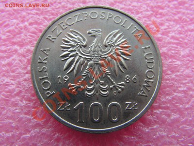 -Польша- 100 злотый 1986 Владислав 1 -- 26 января 22-00 - PICT0718.JPG
