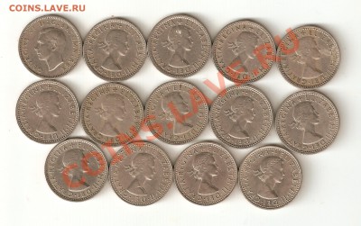 Лот 6 пенсов Англии 1948,54-59,61-67 до 24.01.11 21.00 мск - image0