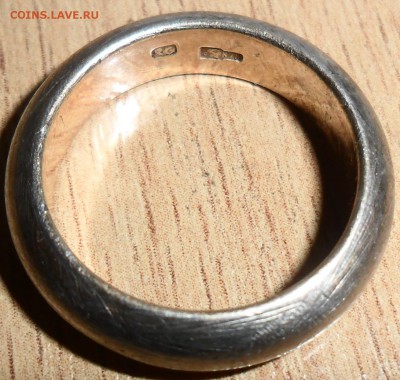 Тяж. кольцо!Серебро с позолот.875проба."В право". Литера"t". - SAM_3292.JPG