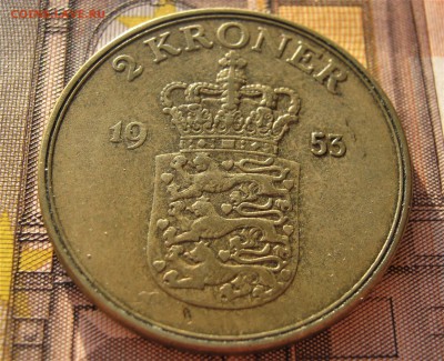 ДАНИЯ 2 кроны 1953. РЕДКАЯ. 07.02.2017. - 016.JPG