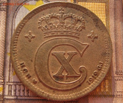 ДАНИЯ 5 эре 1919. Бронза. НЕЧАСТАЯ. 07.02.2017 - 052.JPG