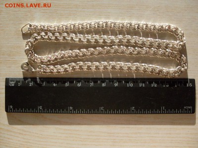 цепочка серебро 925 "бисмарк" . НОВАЯ!!! до ухода в архив. - SDC12744.JPG