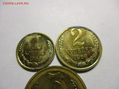 1, 2, 3 копейки 1968 г. наборные - IMG_1435.JPG