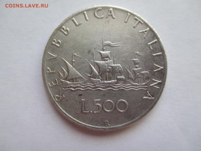 ИТАЛИЯ 500 ЛИР  1961  КОРАБЛИК ДО  7 2 2017 22 00 МСК - IMG_0275.JPG