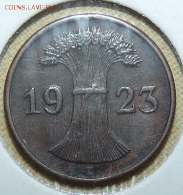 1 рентенпфенниг 1923 Е, до 22.00 7.02. - P1160675.JPG