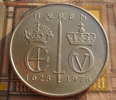 НОРВЕГИЯ 5 крон 1978. 350 лет армии. 08.02.2017 - 074.JPG