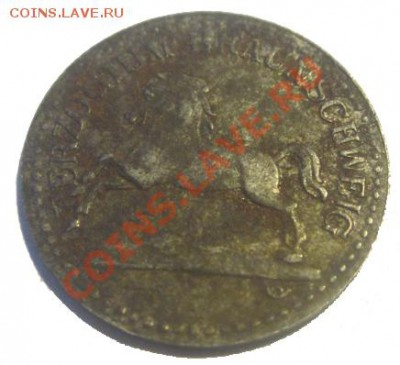 KRIEGSNOTGELD HERZOGTUM BRAUNSCHWEIG - Брауншвейг а