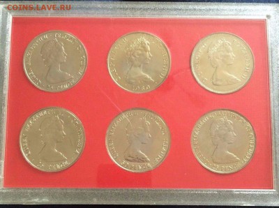 Кроны Шайба !! Набор 80 лет Королевы Матери пластик 6 шт. - s-l1600 (2)
