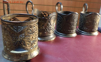 Подстаканники мельх: власть сов. мир народу, зеркало, скань - DSC03662.JPG