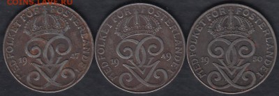 Швеция 2 эре 1947, 1949, 1950 до 02.02.2017 22-00 - Швеция 2 эре железо р