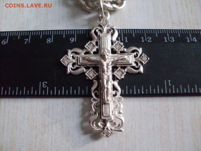 ГИГАНТ !!!   цепь серебро 925пр "бисмарк"+крест--60руб за гр - SDC12796.JPG