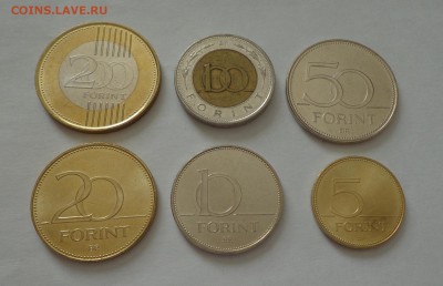 ВЕНГРИЯ - набор ходячки 6 монет 2 БИМа до 10.02, 22.00 - Венгрия - набор ходячки 6 монет