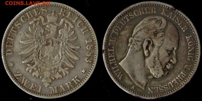 2 марки 1883 Пруссия редкая до 10.02.17г 22.00 МСК 	Сообщени - 1883