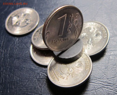 1 рубль 2009 года СПМД-6шт.(магнитные) - 1р2009-5