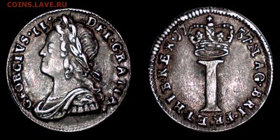 Англия. Георг II. 1 пенни 1737 года. - 1 пенни 1737