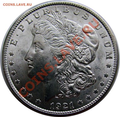 N74 Morgan Dollar 1921 EF-aUNC до 29.01 в 22°° - N74 Morgan Dollar 2921 EF-AU_1