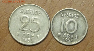 10 и 25 эре 1953 Швеция 08.02.17 в 22:00 - swe15