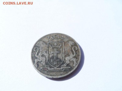 2 гульдена 1932 данциг на подленность и оценку - image