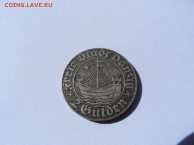 2 гульдена 1932 данциг на подленность и оценку - image