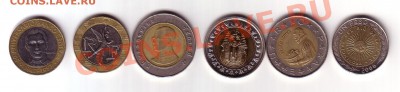 Подборка биметаллов 6 монет до 27.01 22:00 мск - б1