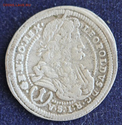 С 1 руб.СВЯЩЕННАЯ  РИМСКАЯ ИМПЕРИЯ 1 крейцер 1698г.  до 12.2 - IMG_4491.JPG
