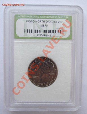 25 центов 2006D,Северная Дакота,MS-70,в слабе до 28.01 - слаб1.JPG