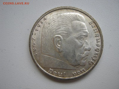 Германия 3 рейх 5 марок 1935 A орел без свастики до 11.02 - IMG_0657