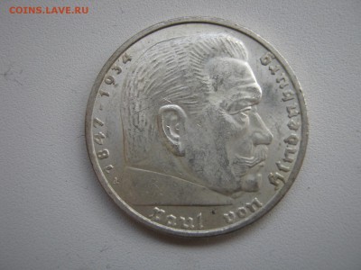 Германия 3 рейх 5 марок 1938 A орел со свастикой до 11.02 - IMG_0651