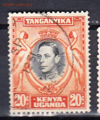 Колонии Кения Уганда 1938 1м 20ц - 125